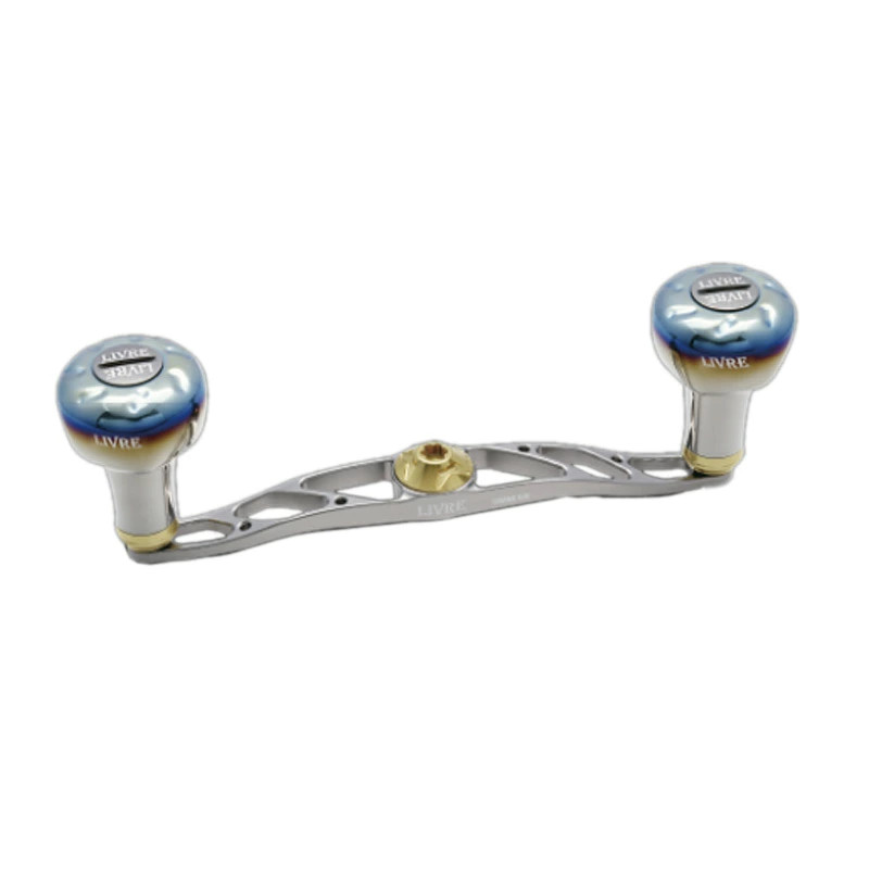 Japan LIVRE FullComp Crank 120 for Daiwa Right Titanium/Gold