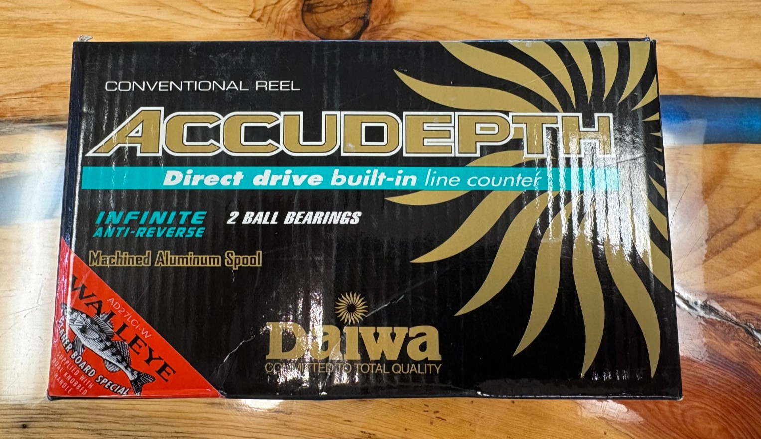 Daiwa Accudepth 27LCi Trolling Reel Line Counter Star Drag 5.1:1 Black Gold