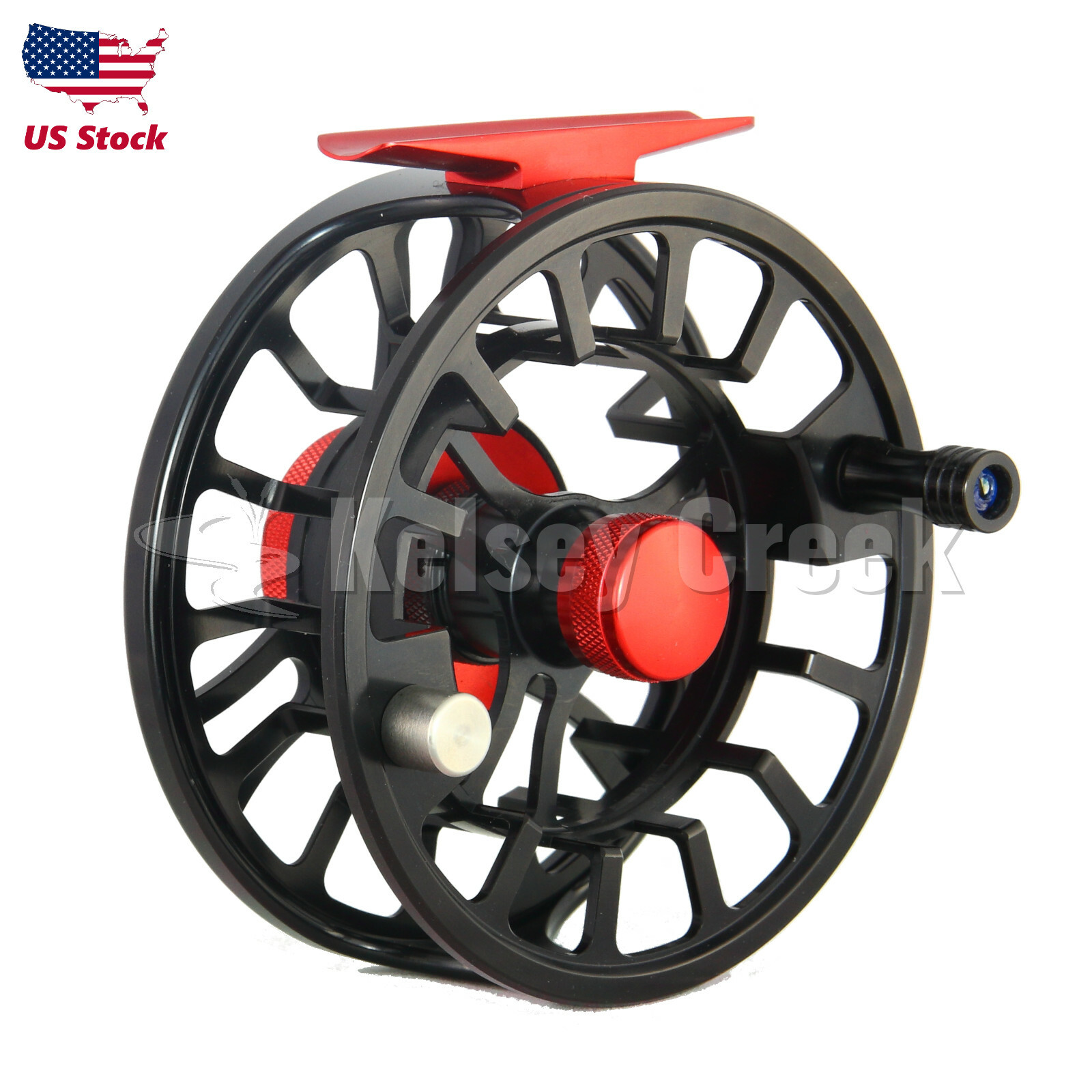 Maxcatch NVC Fly Reel, 5/6/7/8wt, Wide Arbor Large Capacity CNC-Machined