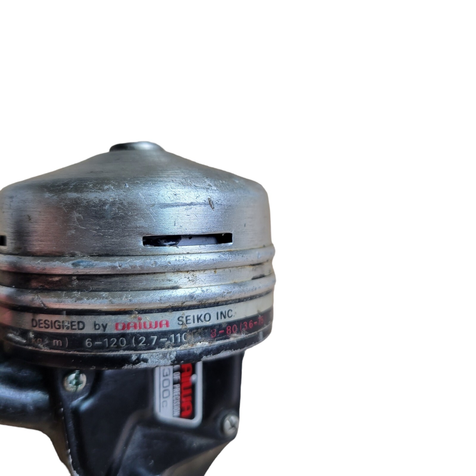 Vintage Fishing Spin Cast Reel Designed by Daiwa Seiko 9300c Mark of Precision.