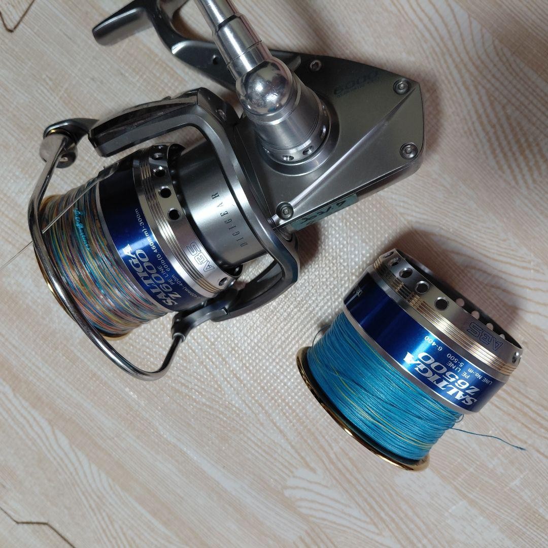 Daiwa Saltiga Z6000 Z6500 Spool Set DIGIGEAR ABS High Rigidity Japan