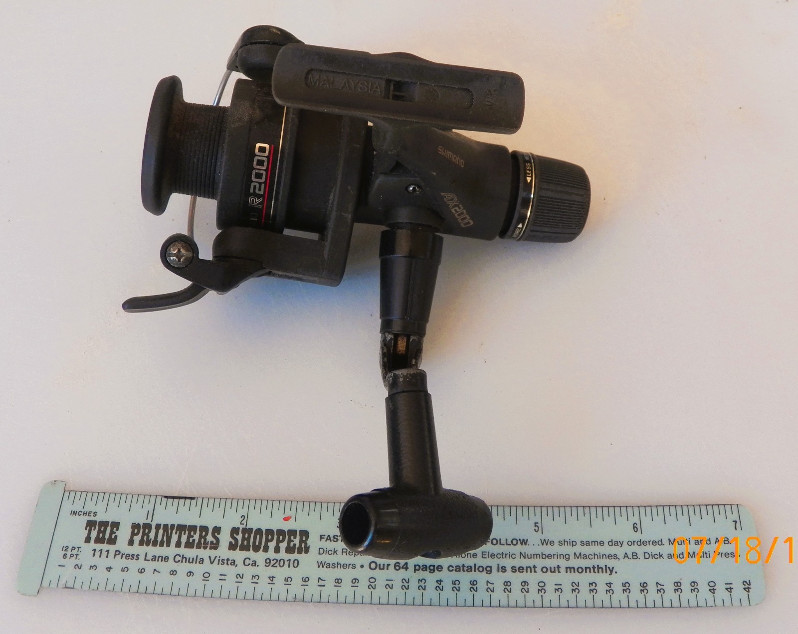 Shimano AX2000 R2000 Spinning Reel Dyna Balance 6-10 LB works good