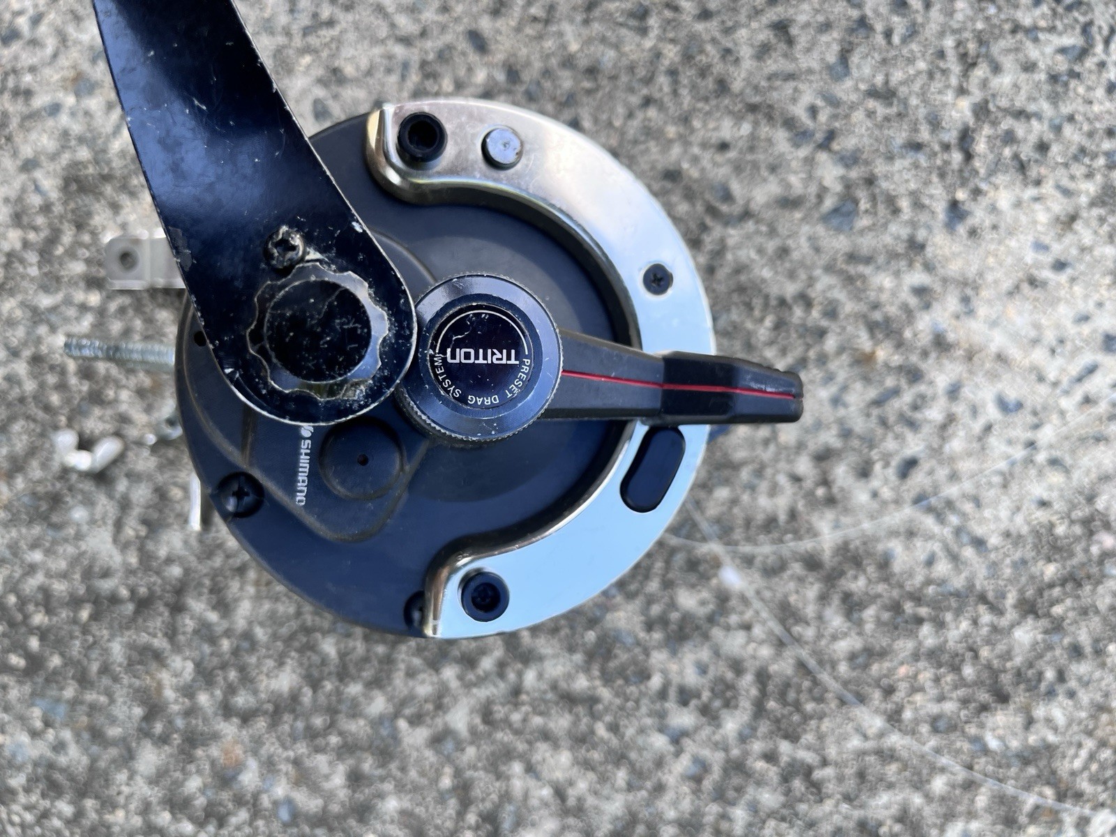 Shimano Triton TLD 5 Conventional Lever Drag Fishing Reel Made in Japan RARE