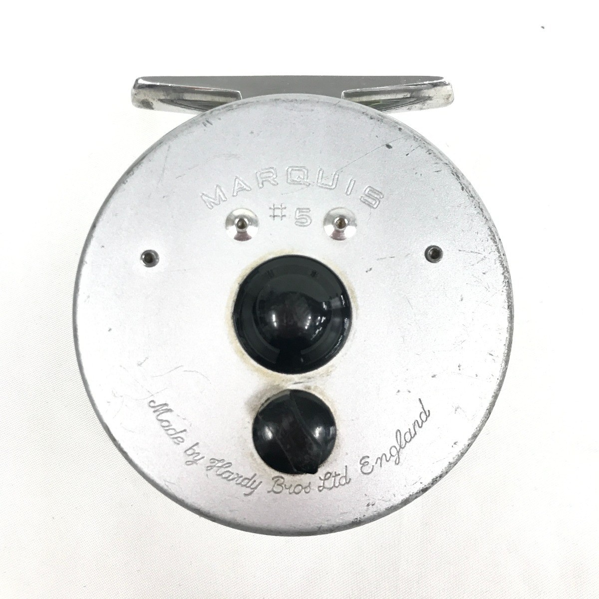 HARDY Silver Marquis #5 Fly Reel with Reel Case