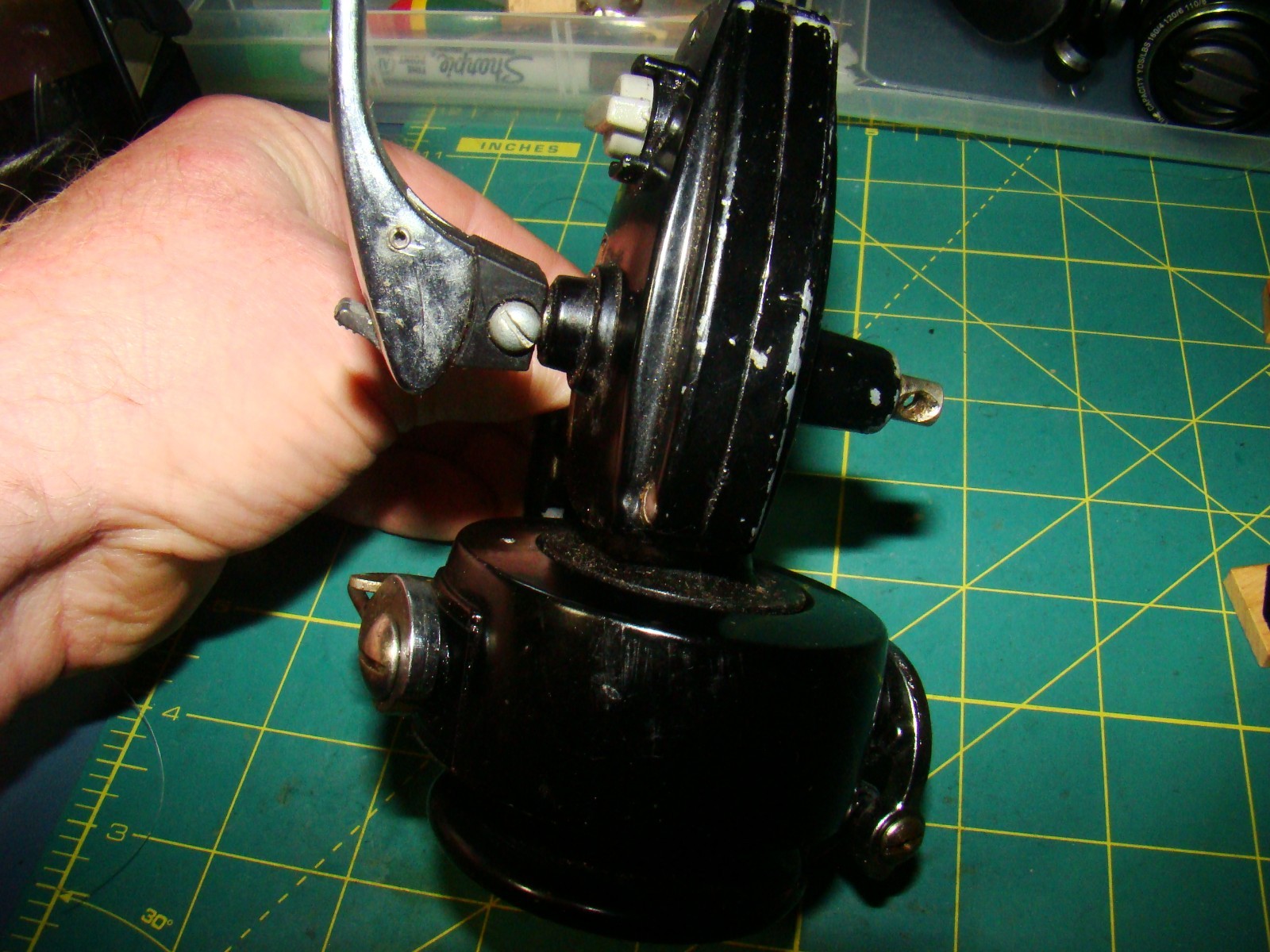 W0586 PR VINTAGE HORROCK IBBOTSON HI INTREPID NEW DELUXE SPINNING FISHING REEL