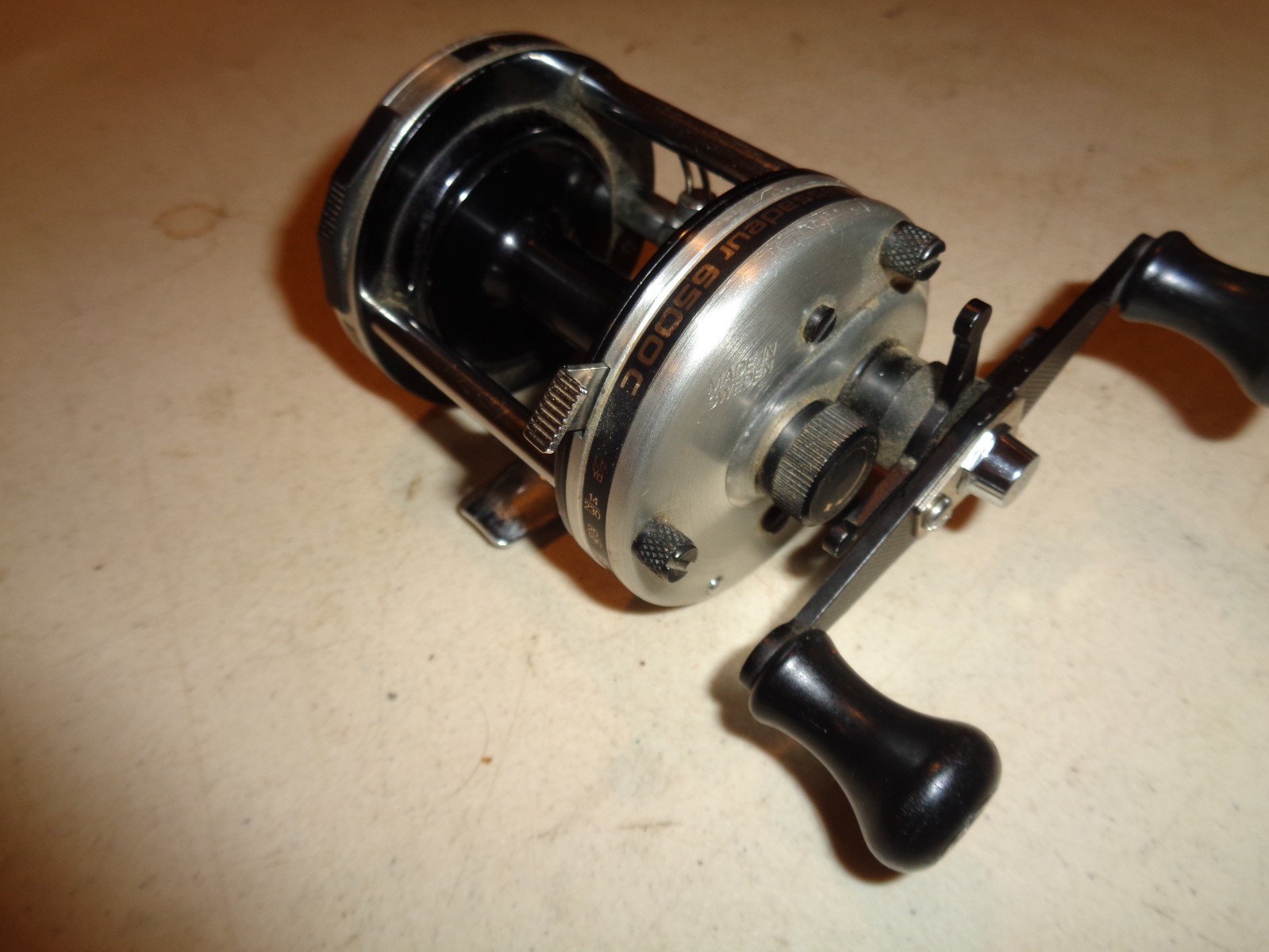 ABU GARCIA AMBASSADEUR 6500C BAITCASTING FISHING REEL , right hand, Sweden