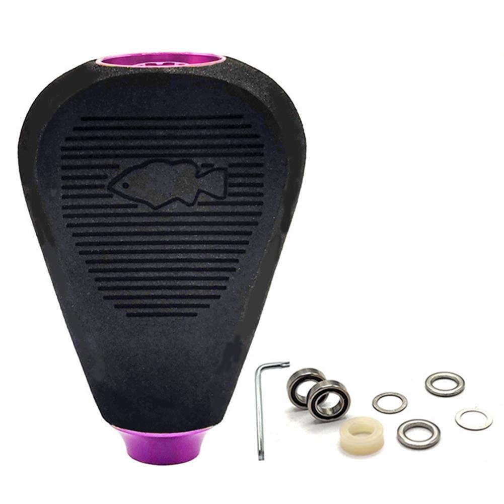 Modified Drum Handle Fishing Reel Knob Anti-slip Grip Bearing Ready Design
