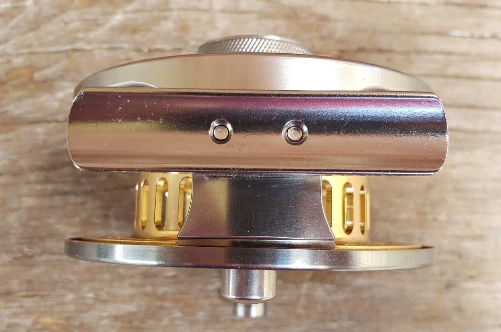NOS Sougayilang CNC Aluminum Fly Reel 5/6 Gold Silver Lightweight Fishing Reel