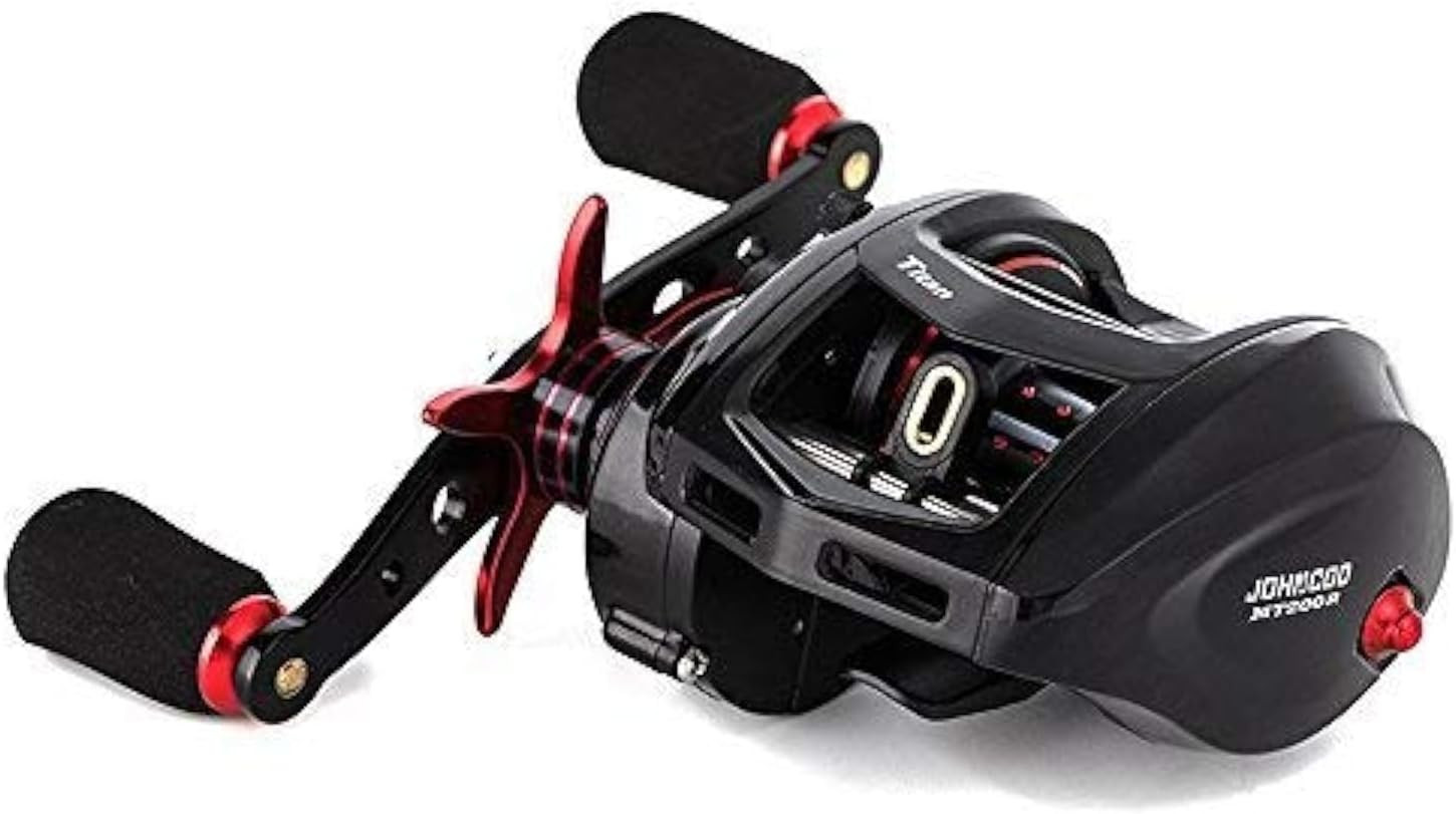 JOHNCOO Titan Baitcasting Reel Max Drag 13 Kgs Big Fish Fishing Reel for Saltwat