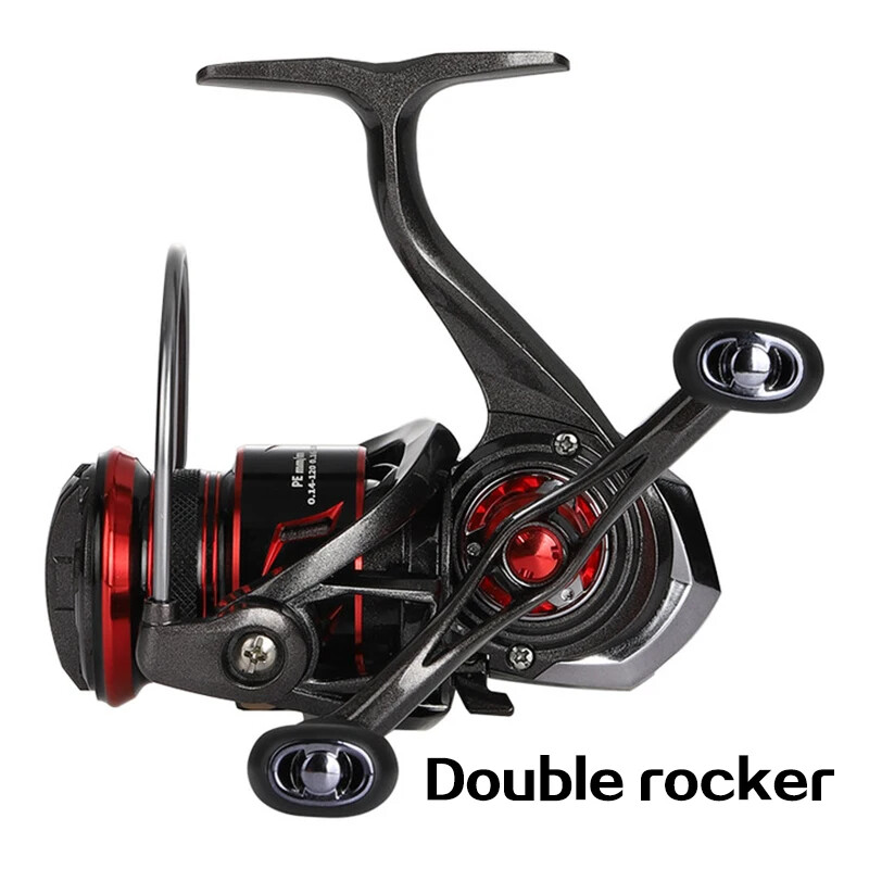 Fishing Reel 800~2500 ,5.1:1 Gear Ratio,14LB Max Drag,Double rockerSaltwater