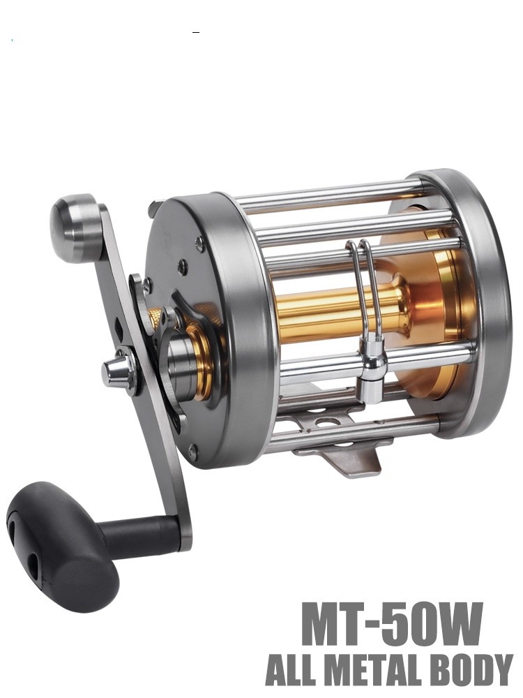 Trolling Drum Fishing Reels All Aluminum Alloy Body Sea Saltwater Accessories