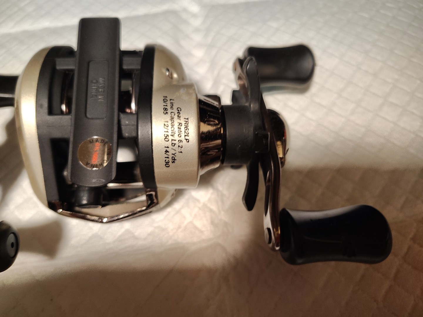 (2) PFLUGER ( TRION ) BAITCASTING REELS # TRI62LP/ SEE PHOTOS