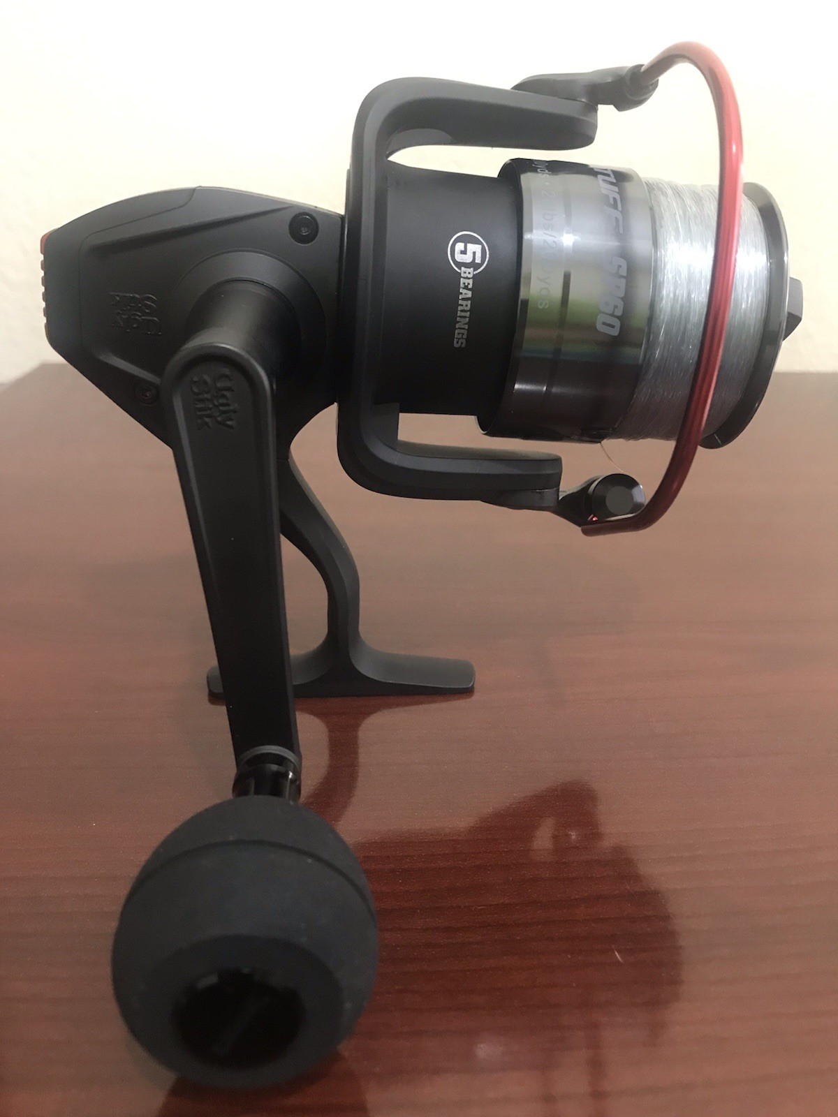 SHAKESPEARE SP60 ALUMINUM BODY SPINNING FISHING REEL 5BB 4.8:1 WITH 20LB/200YDS