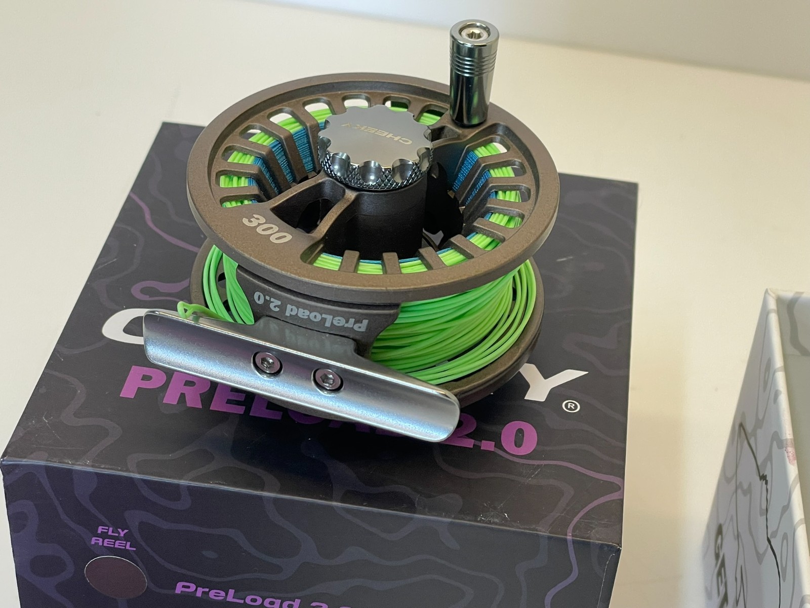r01- Cheeky PreLoad 2.0 300 2-4wt Fishing Reel w/ Fly Line – NEW