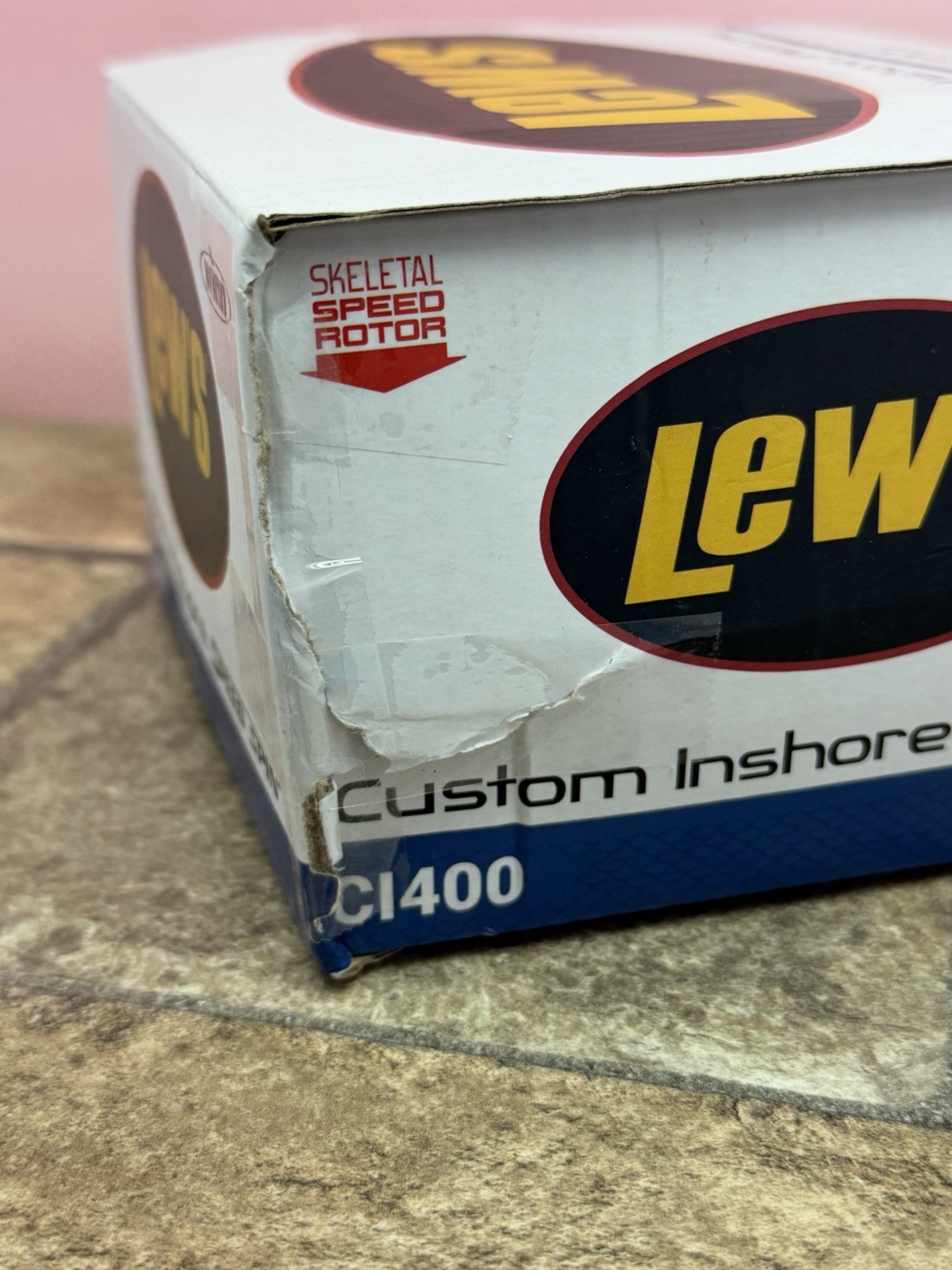 Lew’s Custom Inshore Speed Spin 400 Spinning Reel CI400,6.2:1-NEW