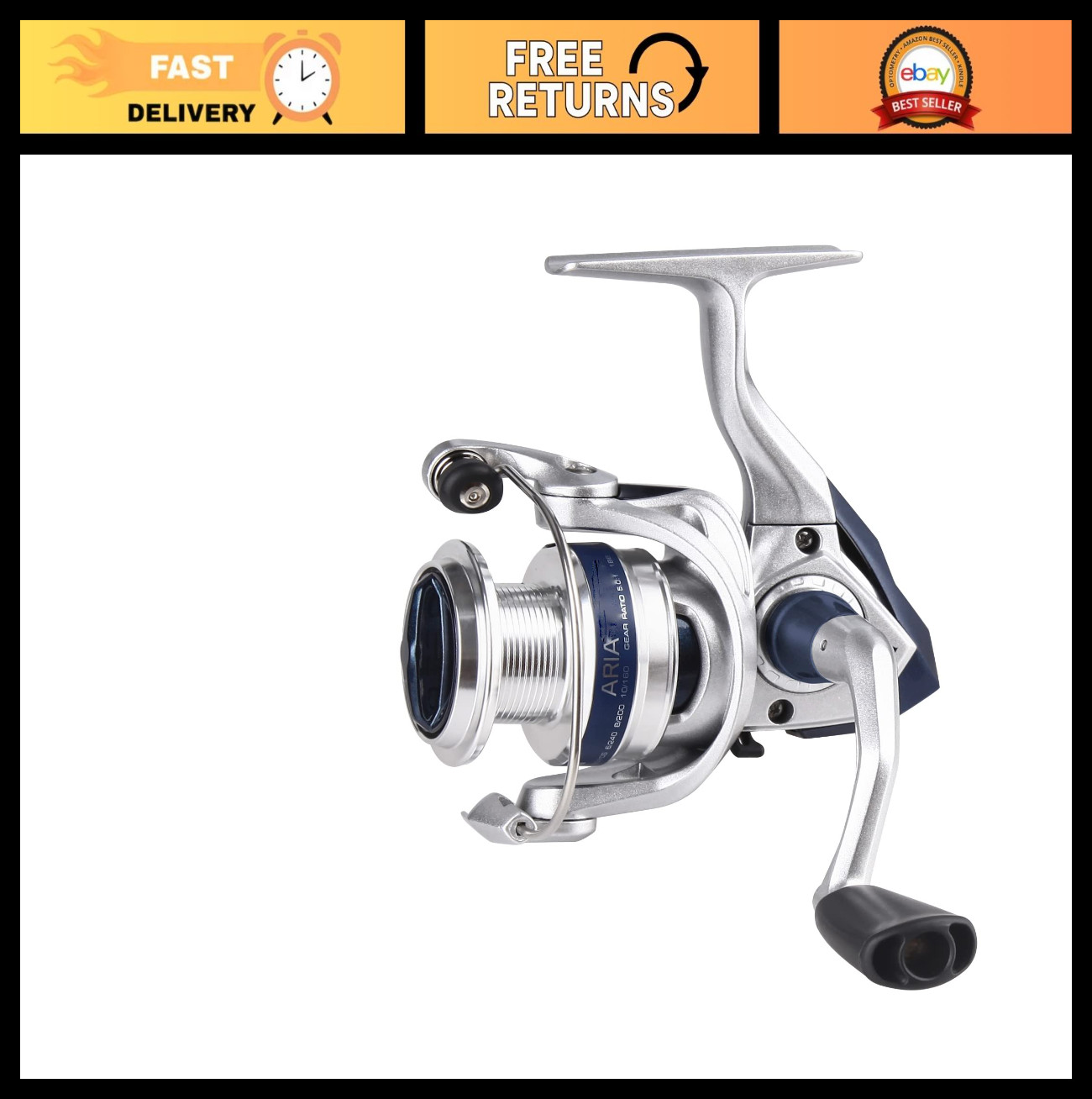Corrosion Resistant Multi-Disc Drag Spinning Reel – All-Purpose Fishing Gear