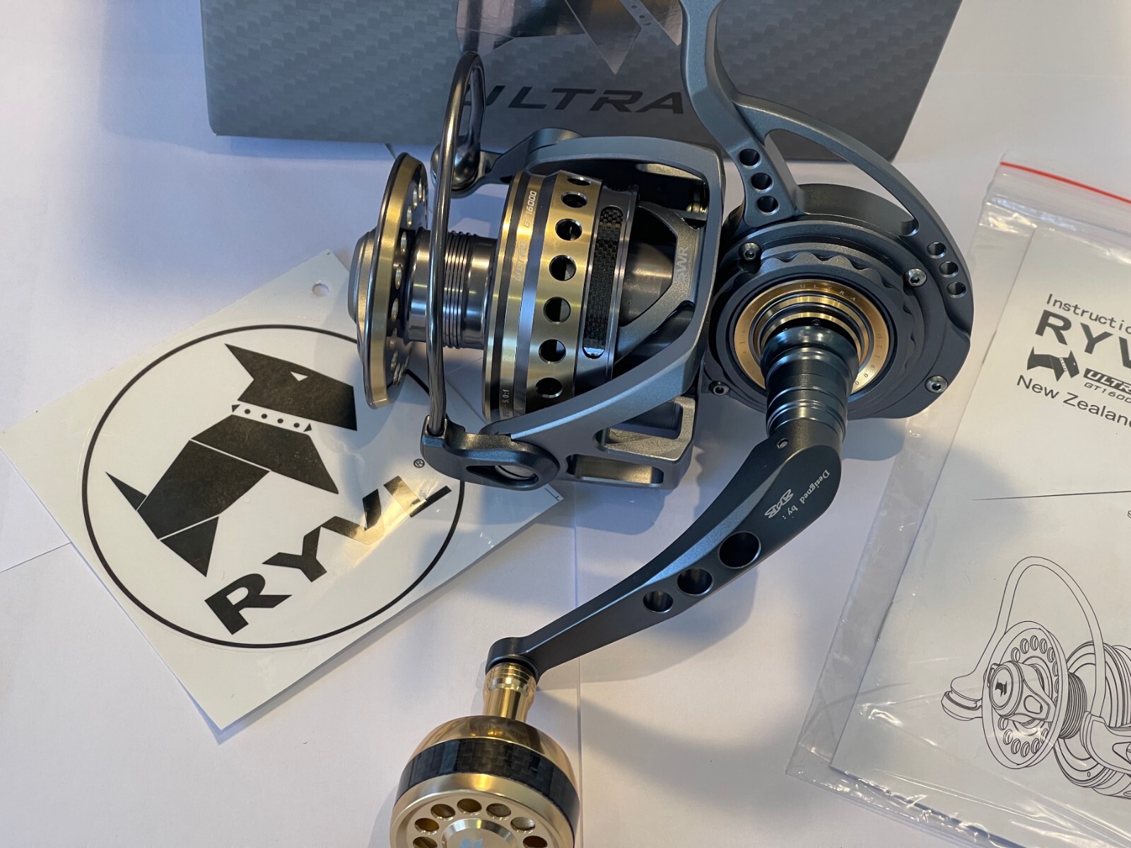 *2025 *———– RYVL ULTRA GT16000 SWR Spinning reel*30KG Drag*
