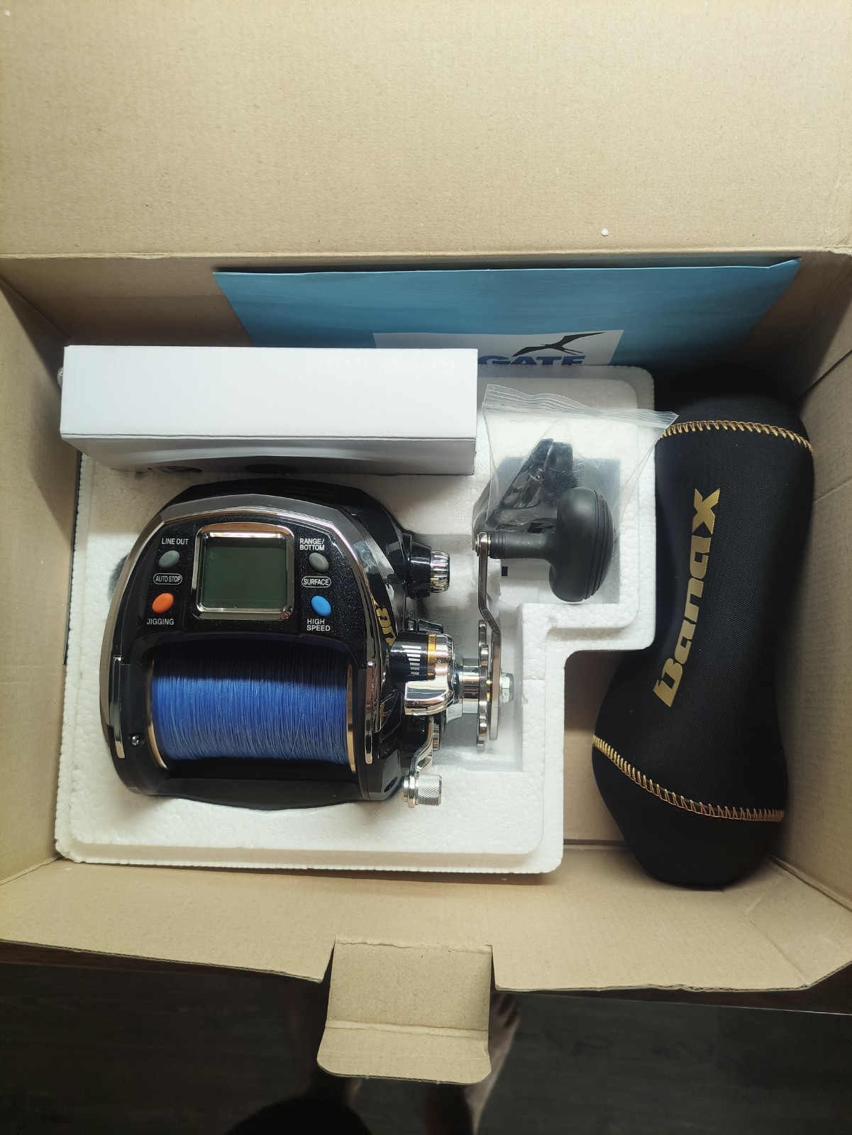 Banax KAIGEN 1000 Reel With 50 Lb. Line