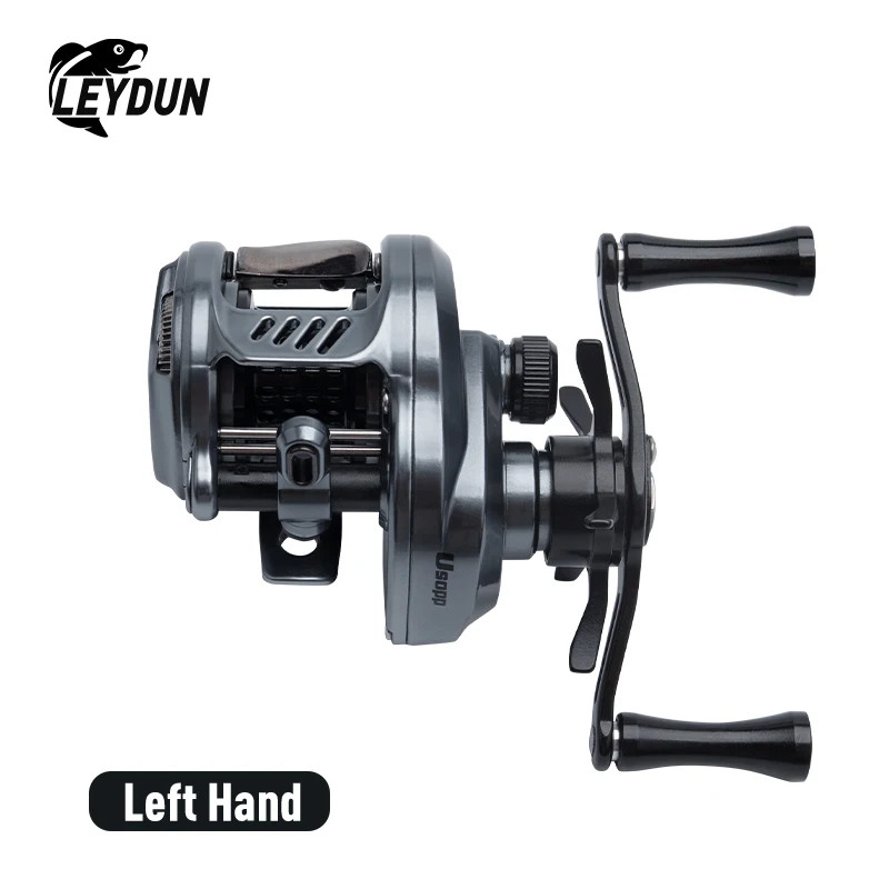 Leydun Usopp Baitcasting Reel 7.6:1 Gear Ratio 125g Ultralight 4.5kg Drag