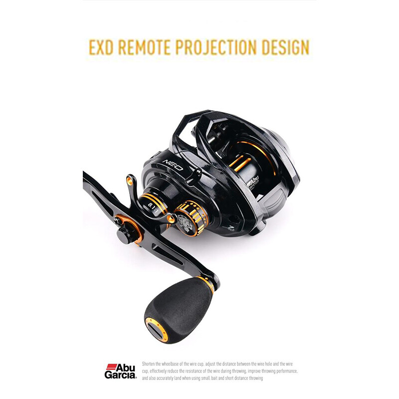 Abu Garcia NEO F Baitcasting Fishing Reel Long Cast Freshwater Reel Dual Spools