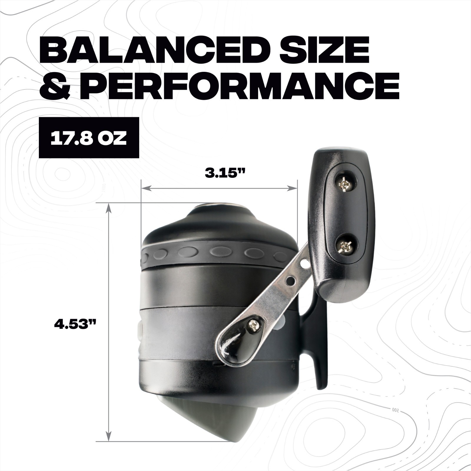 BALLISTA AquaSnipe BL40 Bowfishing Reel for Bowfishing, Slingshots & Casting Rod