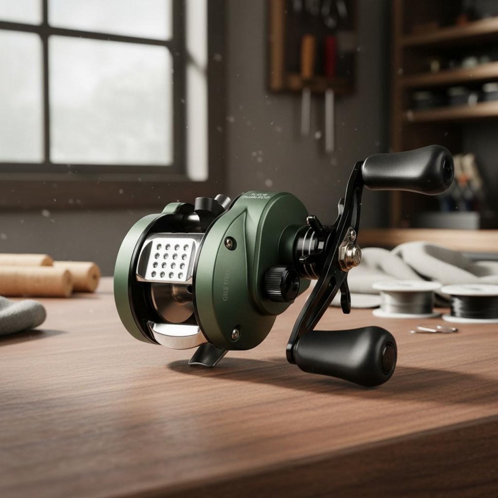 Metal Reel Effortless Retrieve Round Reel