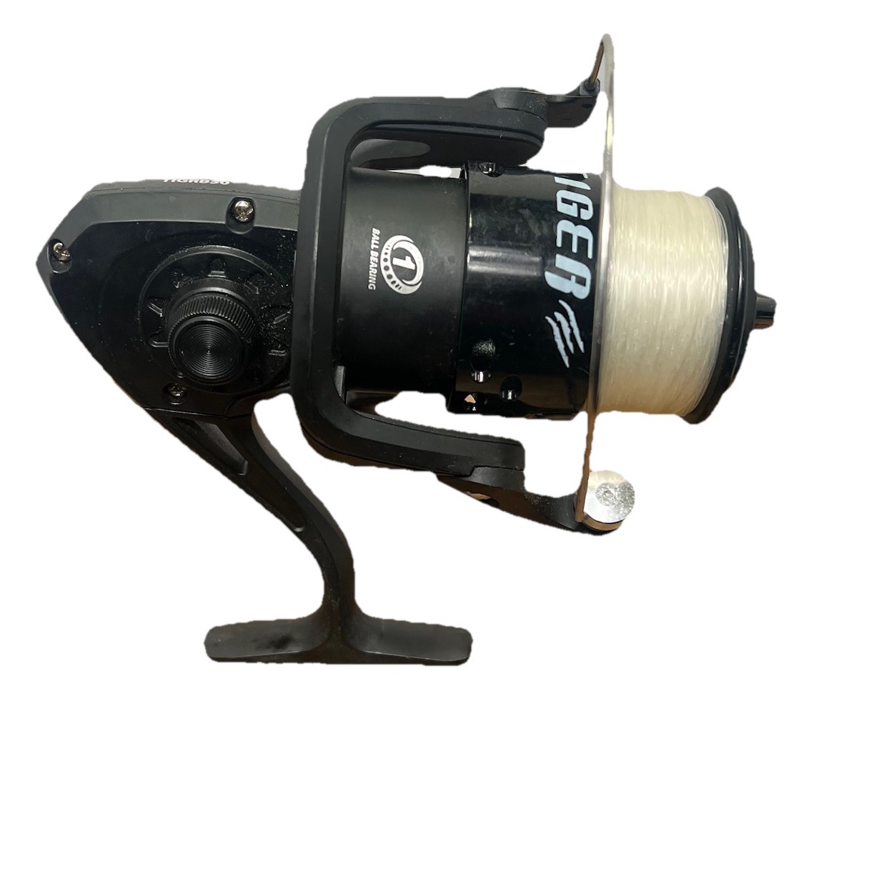Shakespeare Tiger Fishing Reel, TIGRB50 Gear Ratio 5.1:1 Black