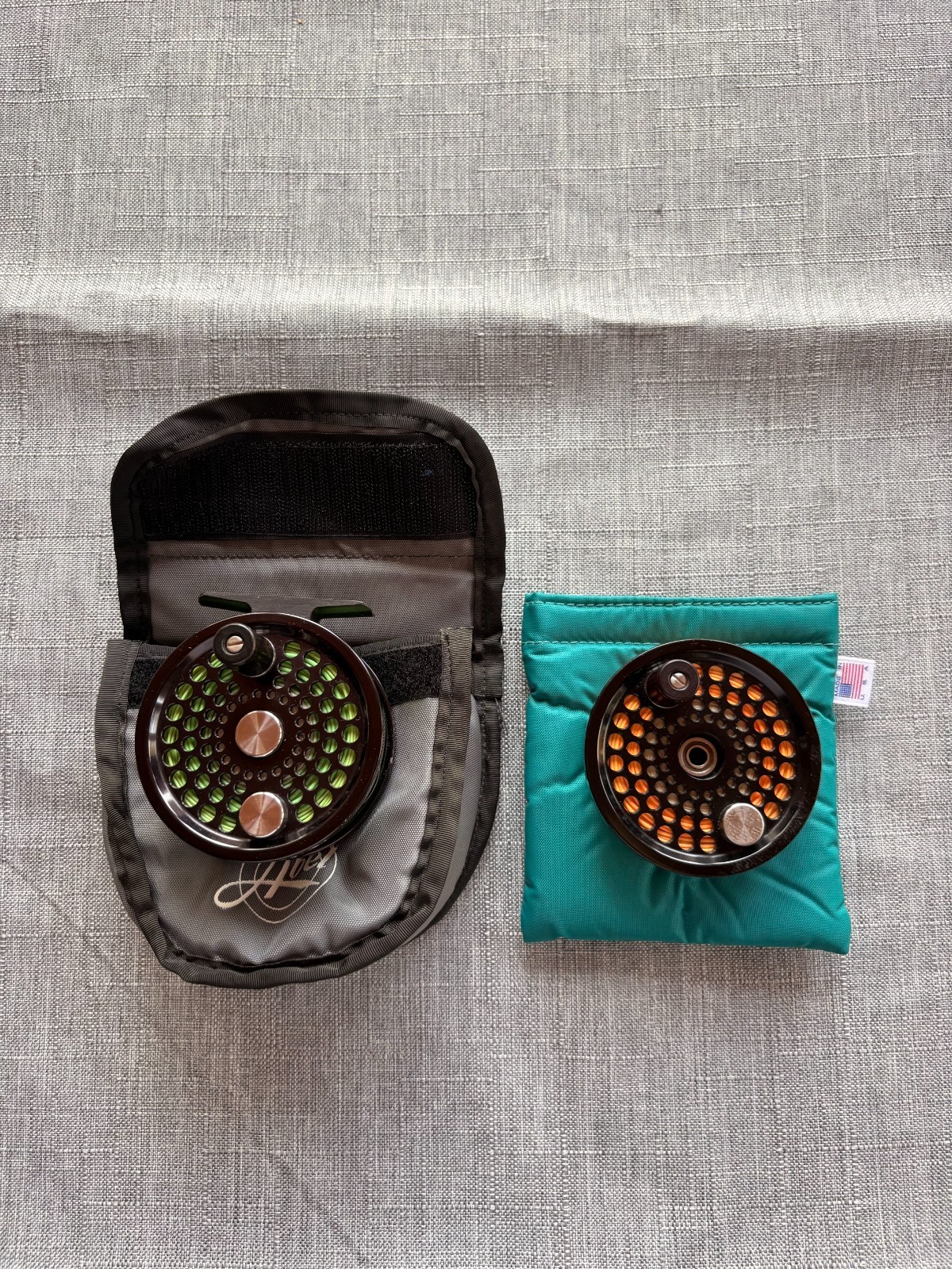 Abel No.1 Fly Fishing Reel – Spare reel, bags & line incl. – Excellent Condition