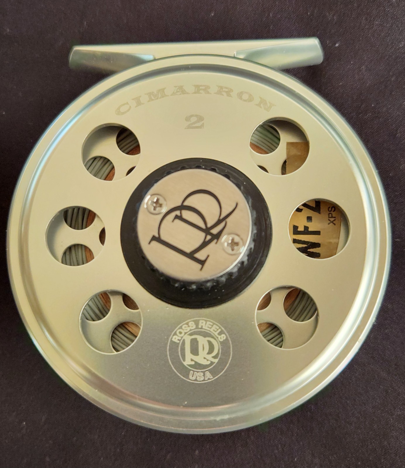 Ross Cimarron 2 Fly Reel USA Made Disc Drag 3.25″ Excellent w/SA WF-2-F Line