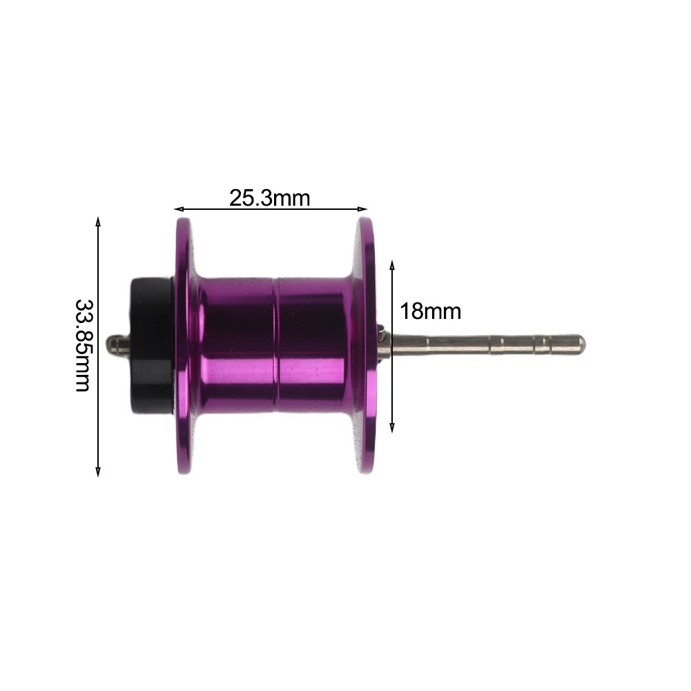 For DAIWA TATULA SV TW100 Baitcasting Spool Bearingless Design CNC Steel Spindle