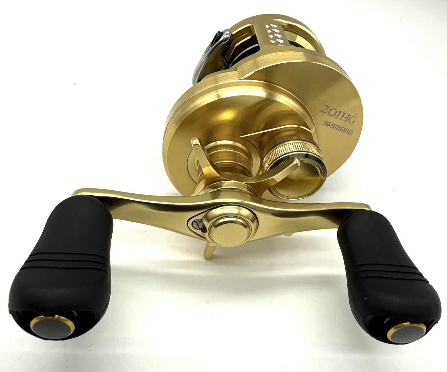 Shimano 15 CALCUTTA CONQUEST 201HG Left Handed Bait Casting with Box „Top Mint“