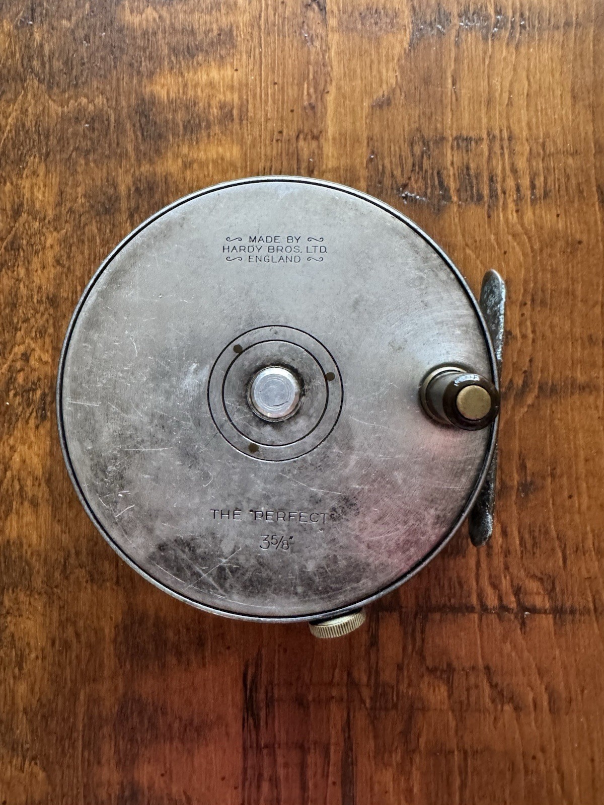 Vintage Hardy Bros The Perfect Fly Reel 3 5/8” Made in England Trout Reel