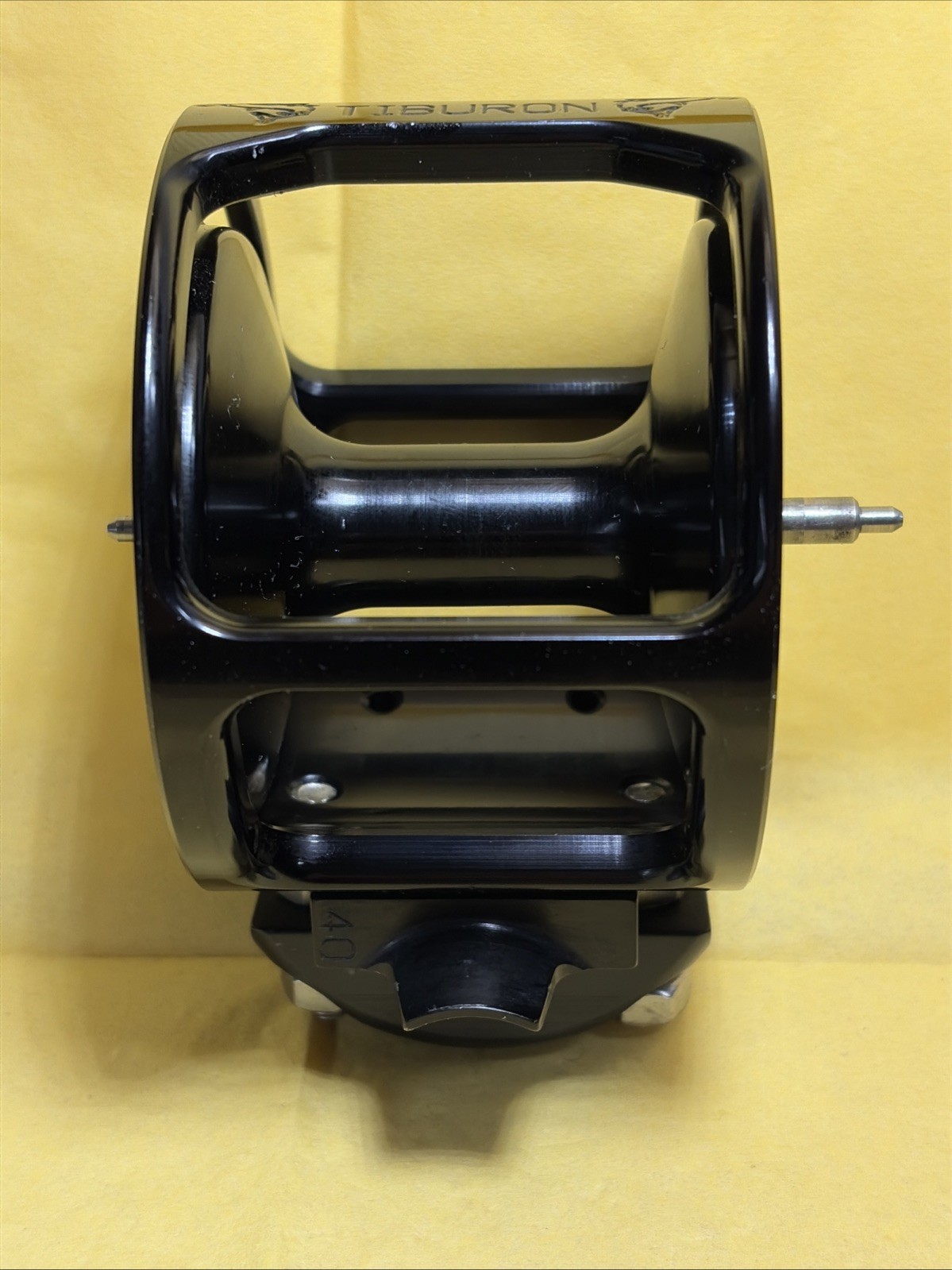 Original Black Tiburon P40 fishing Reel Frame & Spool Part Penn Senator 4/0 113H
