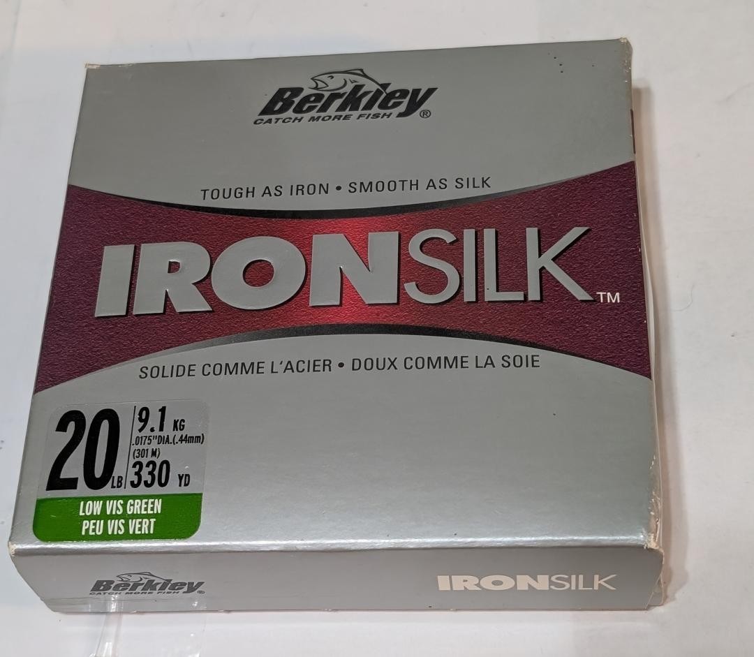 (4) OPEN FACE SPINNING REELS, BERKLEY IRONSILK 20# TEST LINE, VARIOUS SUPPLIES