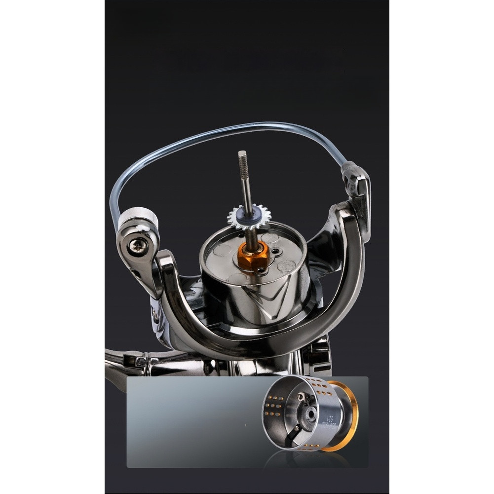 Electroplated Zinc Reel with Sealed Bearings and High Sensitivity Handle