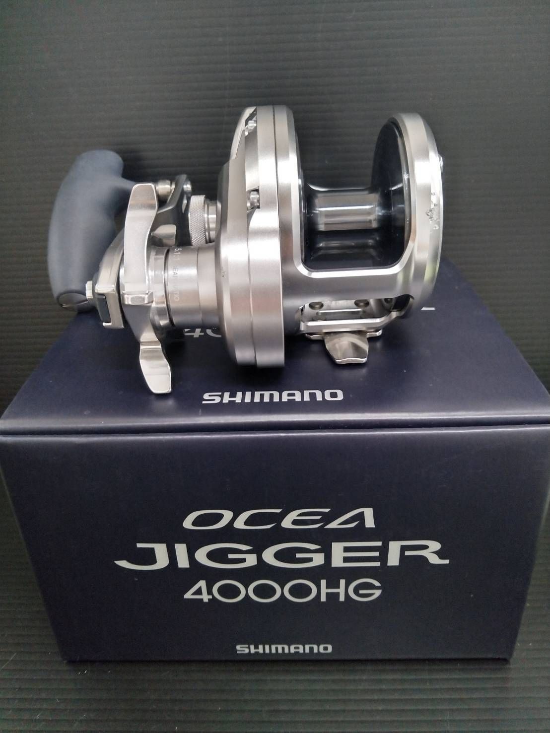 SHIMANO 20 Ocea Jigger 4000HG Right Hand Baitcasting Reel Used With Box JDM