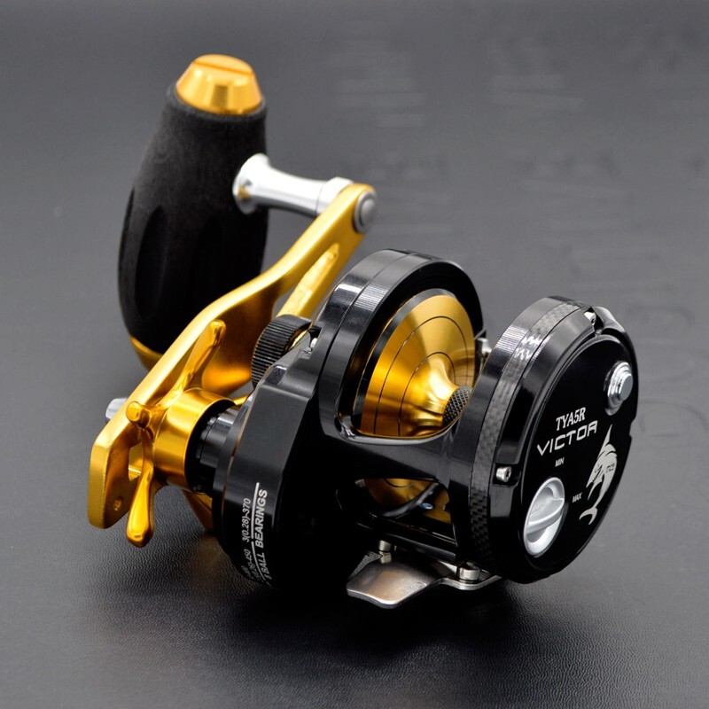 Jigging Fishing Reel High Speed 6.1:1 Magnetic Cast Control System 33LB Max Drag