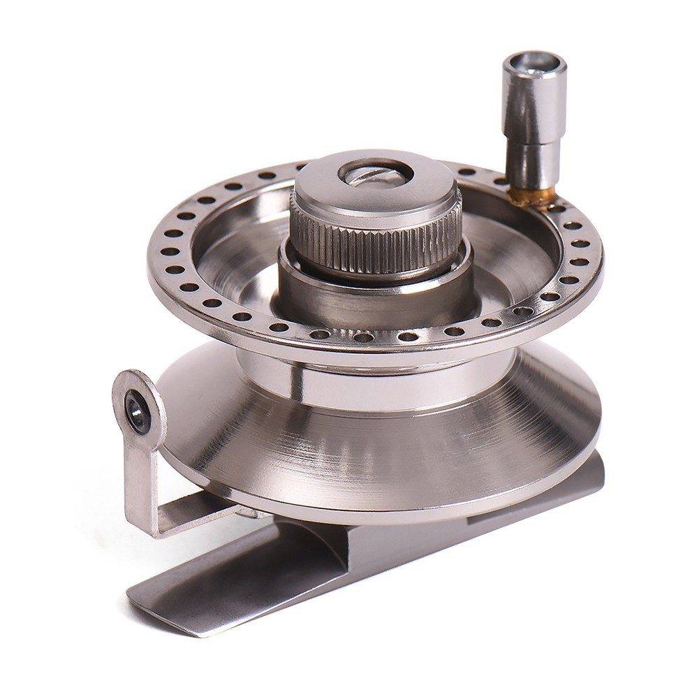 Advanced All Metal Ice Fishing Reel Right Hand Fishing Reel Guide Ring