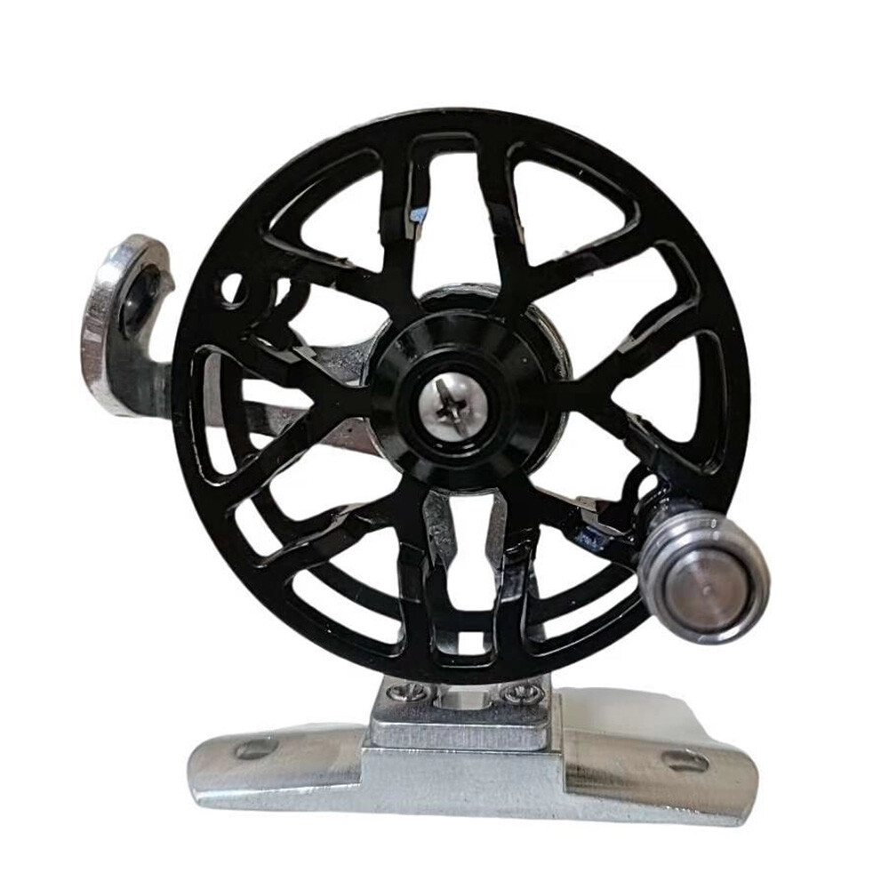 Fly Fishing Reel All Metal 1:1 Gear Ratio Large Arbor Ice Fishing Reel for Right
