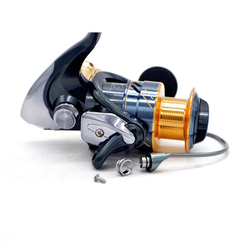 Spinning Fishing Reel 5+1 Bearings Graphite Body Metal Spool 24LB Max Drag Power