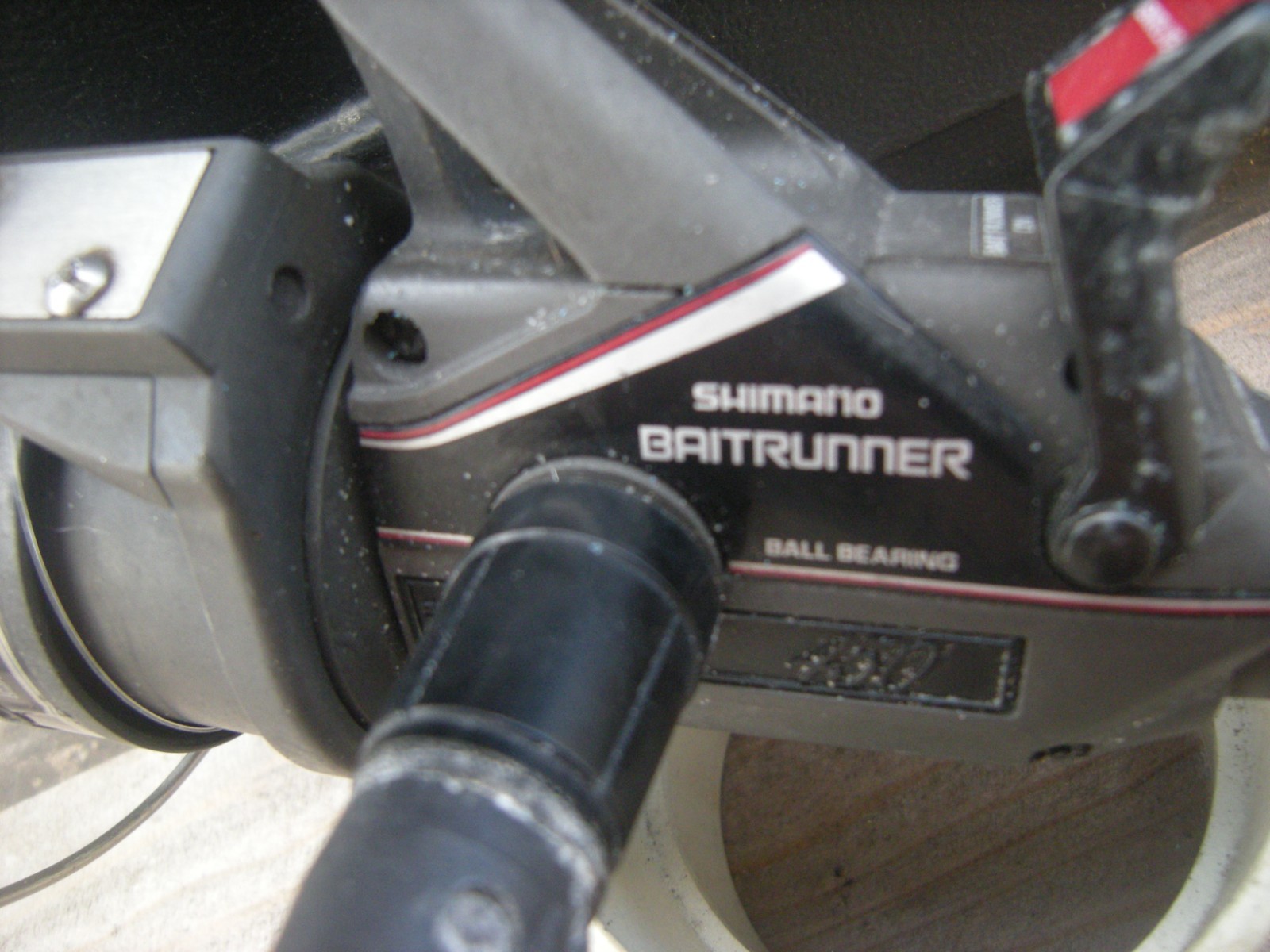 Vintage Shimano Baitrunner 450 Spinning Fishing Reel, LH/RH Reversible, Graphite