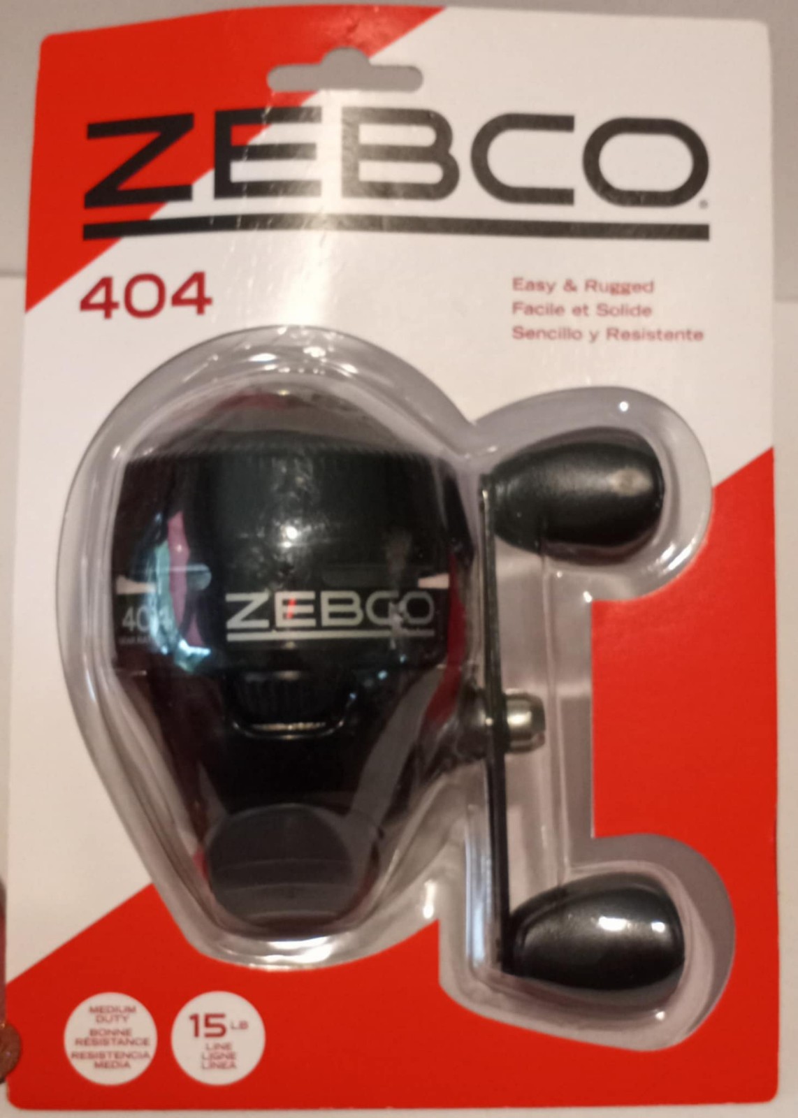 NEW Zebco 404 Spincast Fishing Reel Black Spincasting Spin Cast