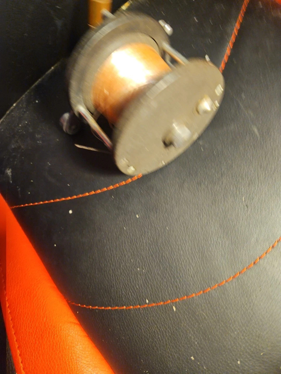 Vintage PENN Reel, DELMAR No. 285 Saltwater Conventional Fishing Reel Brown Knob
