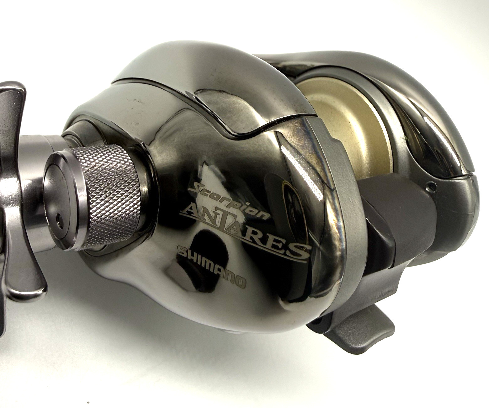 Shimano Scorpion ANTARES Left Handed Bait Casting Reel with Case „Excellent++++“