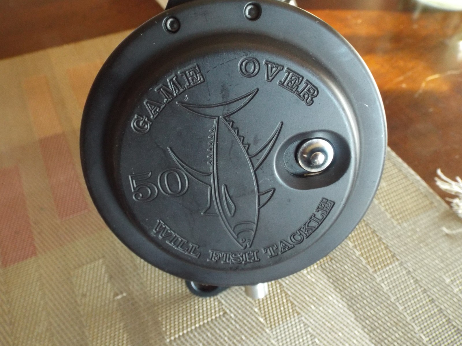 SHIMANO TLD 50 LRSA 2 WPEED REEL WITH WILL FISH FRAME AND TIBURON HANDLE