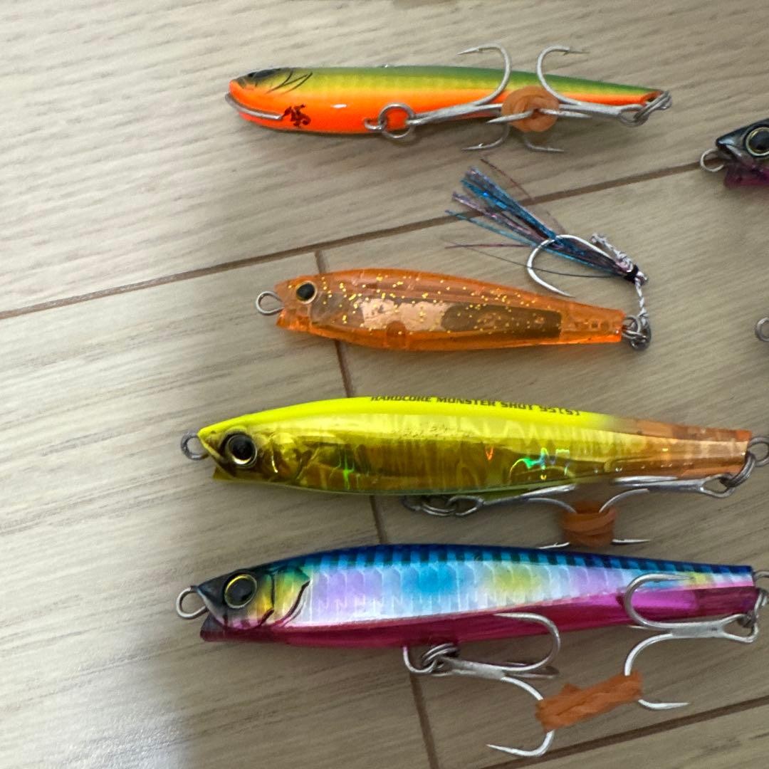 DUEL Hardcore Monster Shot 95S 80S 65S Set of 7 Fishing Lure Tackle Japan