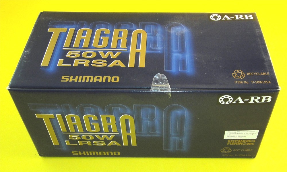 NEW SHIMANO TIAGRA 50 50WLRSA 2-SPEED FISHING REEL – FREE SHIPPING