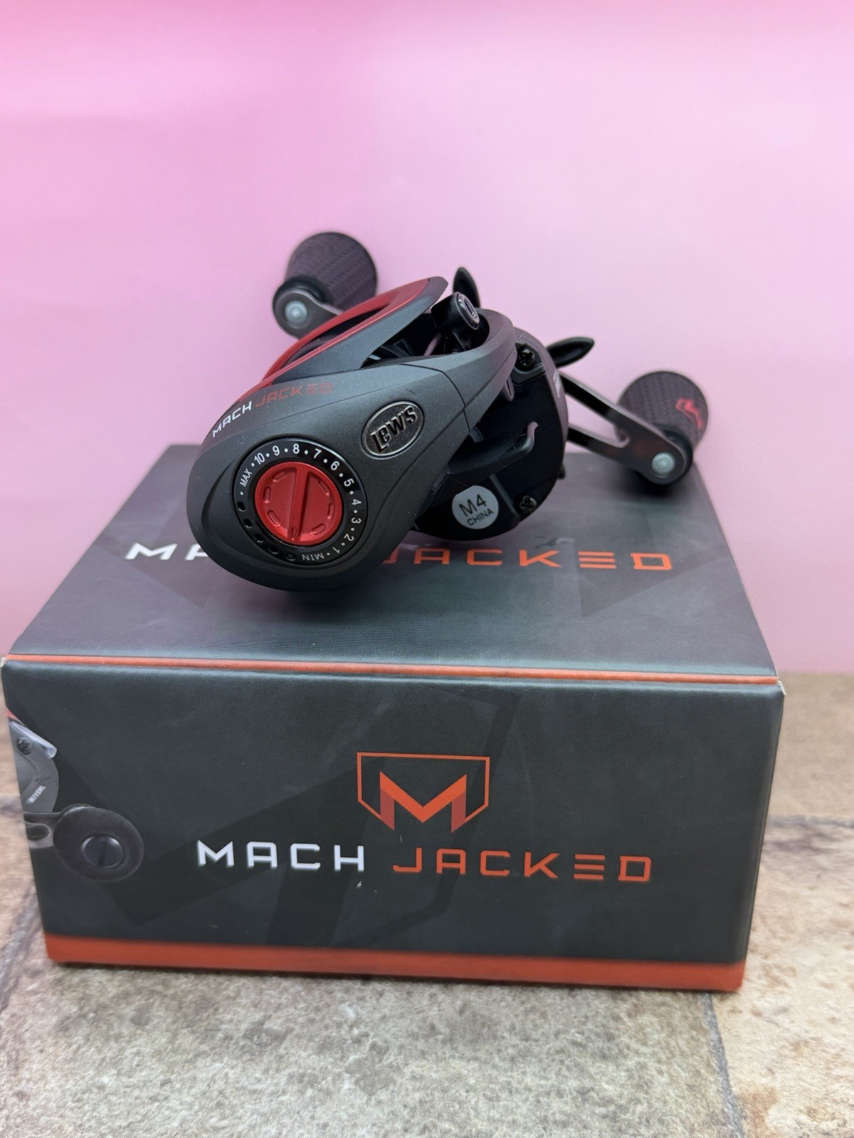 Lew’s MACH Jacked Baitcast Fishing Reel-Left Hand-New in Box-7.5:1-10bb