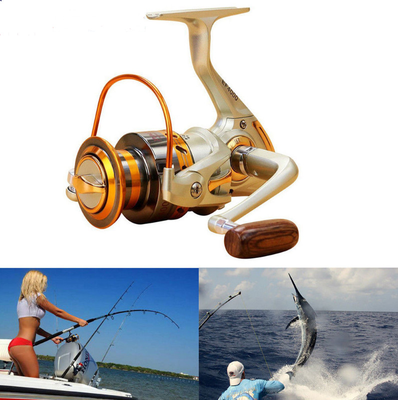Left/right Hand 12BB Ball Bearing Saltwater Freshwater Fishing Spinning Reel EF