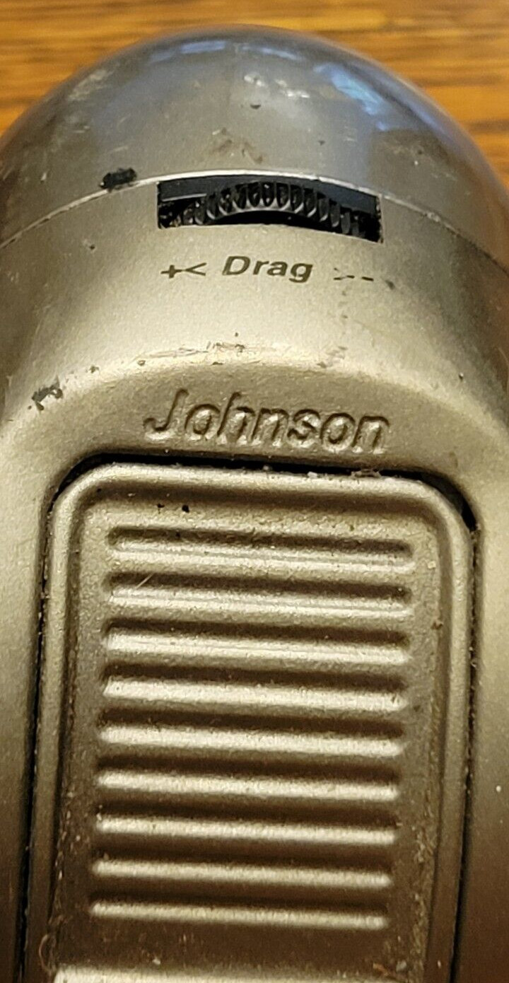 Vintage Johnson Citation Series 10 Closed Face Spin Cast Reel Dual Crank